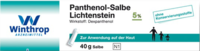 PANTHENOL 5% Lichtenstein Salbe - 40g - Wund & Heilsalbe