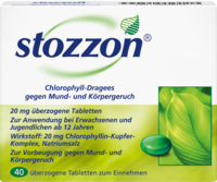 STOZZON Chlorophyll überzogene Tabletten - 40St - Frischer Atem
