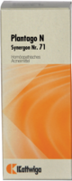 SYNERGON KOMPLEX 71 Plantago N Tropfen - 50ml