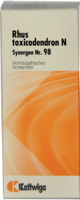 SYNERGON KOMPLEX 98 Rhus toxicodendron N Tropfen - 50ml