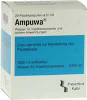 AMPUWA Plastikampullen Injektions-/Infusionslsg. - 20X20ml