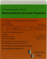 NATRIUMCHLORID-einmol.Fresenius PE-Amp.Inf.-L.-K. - 20X20ml