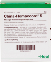 CHINA HOMACCORD S Ampullen - 10St