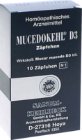 MUCEDOKEHL D 3 Zäpfchen - 10St
