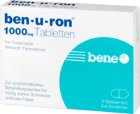 BEN-U-RON 1.000 mg Tabletten - 9St - Grippe & Fieber