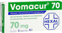 VOMACUR 70 Suppositorien - 10St - Übelkeit & Schwindel