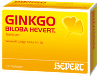 GINKGO BILOBA HEVERT Tabletten - 100St - Hevert