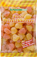 DR.MUNZINGER saure Pfirsichherzen mit Vitamin C - 250g