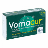 VOMACUR 40 Suppositorien - 5St - Übelkeit & Schwindel