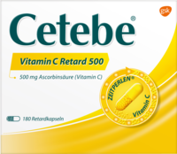 CETEBE Vitamin C Retardkapseln 500 mg - 180St - Vitamine