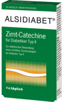 ALSIDIABET Zimt Catechine f.Diab.Typ II Kapseln - 30St - Diabetikernahrungsergänzung