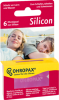 OHROPAX Silicon Ohrstöpsel - 6St - Gehör- & Augenschutz