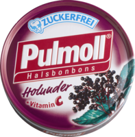PULMOLL Holunder zuckerfrei Bonbons - 50g - Bonbons zuckerfrei