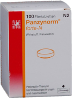 PANZYNORM forte N Filmtabl. magensaftr. - 100St - Verdauungsenzyme