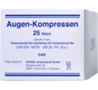 AUGENKOMPRESSEN 5,8x7 cm unsteril - 25St