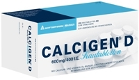 CALCIGEN D 600 mg/400 I.E. Kautabletten - 120St - Calcium & Vitamin D3