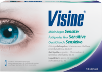 VISINE müde Augen Sensitive Einzeldosispipetten - 10X0.5ml - Gegen gereizte Augen