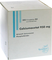 CALCIUMACETAT 950 mg Filmtabletten - 200St