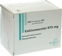 CALCIUMACETAT 475 mg Filmtabletten - 200St