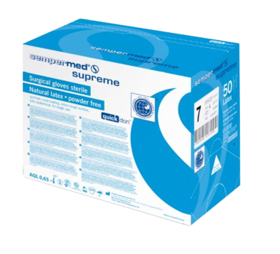 SEMPERMED Supreme OP-Handsch.steril puderfr.Gr.7,5 50X2 St