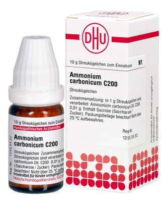 AMMONIUM CARBONICUM C 200 Globuli 10 g