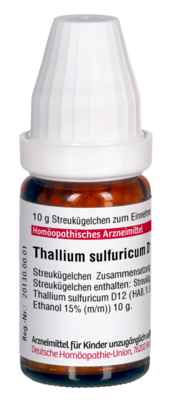 THALLIUM SULFURICUM D 12 Globuli 10 g