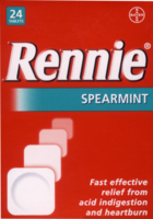 RENNIE Spearmint Kautabletten - 24St - Saurer Magen