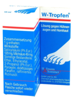 W-TROPFEN Lösung gegen Hühneraugen+Hornhaut - 10ml