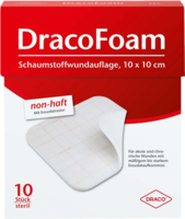 DRACOFOAM Schaumstoff Wundauflage 10x10 cm - 10St