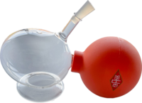 MILCHPUMPE FRANK Hand m.Auffangbeh.Glas m.Abl. - 1St