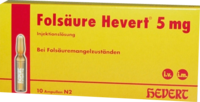 FOLSÄURE HEVERT 5 mg Ampullen - 20St - Hevert