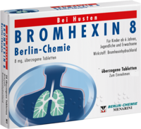 BROMHEXIN 8 Berlin Chemie überzogene Tabletten - 50St - Hustenlöser