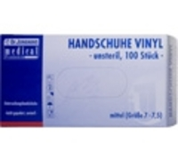 HANDSCHUHE Einmal Vinyl mittel - 100St