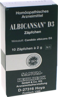 ALBICANSAN D 3 Zäpfchen - 10St