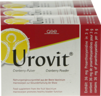 GSE Urovit Cranberry Pulver - 30X3g
