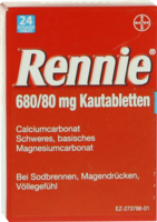 RENNIE Kautabletten - 24St - Saurer Magen