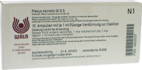 PLEXUS SACRALIS GL D 5 Ampullen - 10X1ml