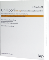 UNILIPON 600 Infusionslösungskonzentrat - 1X10St