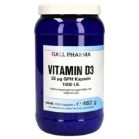 VITAMIN D3 25 µg GPH Kapseln - 1750St