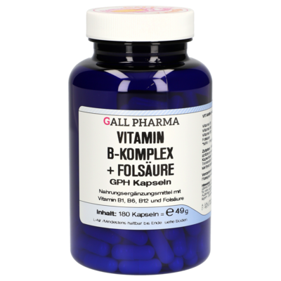 VITAMIN B KOMPLEX+Folsäure GPH Kapseln 180 St