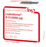 LOPHAKOMP B12 3.000 µg Injektionslösung - 5X2ml
