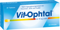 VIT OPHTAL mit 10 mg Lutein Tabletten - 30St - Für die Augen