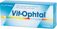 VIT OPHTAL mit 10 mg Lutein Tabletten - 90St - Für die Augen