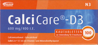 CALCICARE D3 Kautabletten - 100St - Calcium & Vitamin D3