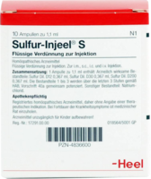 SULFUR INJEEL S Ampullen - 10St