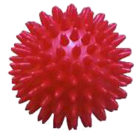 MASSAGEBALL Igel 9 cm rot - 1St