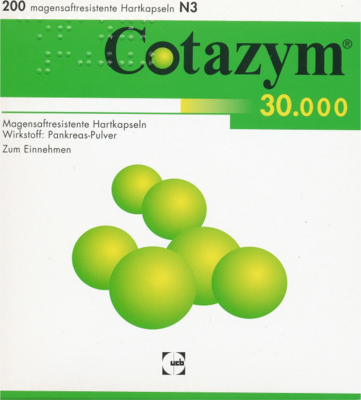 COTAZYM 30.000 Pellets magensaftresistente Kapseln 200 St