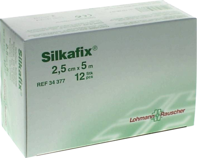 SILKAFIX Heftpfl.2,5 cmx5 m Pappkern 12 St