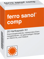 FERRO SANOL comp. Hartkaps.m.msr.überz.Pellets - 20St - Eisen
