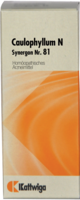 SYNERGON KOMPLEX 81 Caulophyllum N Tropfen - 50ml